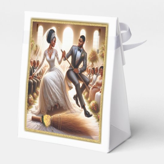 Onze trouwdag gelukzaligheid bedankdoosjes (Achterkant)