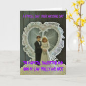 ONZE TROUWDAG KAART (Gele Bloem)