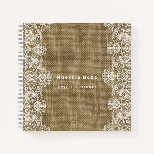 ONZE TROUWdag Planning of het gastenboek Notitieboek (Voorkant)