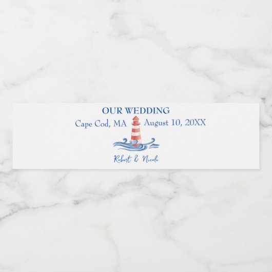 Onze Trouwfles Waterfleslabels Waterfles Etiket (Enkel label)