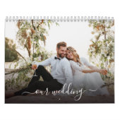 Onze trouwfoto 12 maanden script kalender (Hoes)