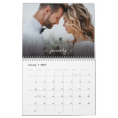Onze trouwfoto 12 maanden script kalender (Jan 2027)