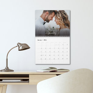 Onze trouwfoto 12 maanden script kalender