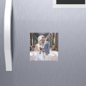 Onze trouwfoto magneet