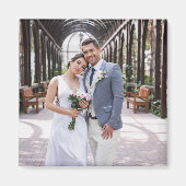 Onze trouwfoto magneet (Voorkant)