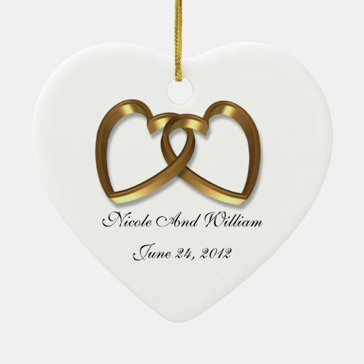 Onze trouwfoto Ornament blauwe rozen (Achterkant)