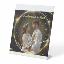 Onze Trouwherinneringen – Elegant Zwart en Goud Kl