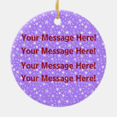 Onze tweede kerst keramisch ornament (Achterkant)