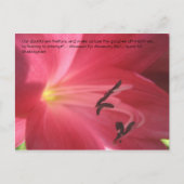 Onze twijfels zijn verraders en maken ons ... briefkaart (Voorkant)