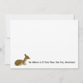 Onze uitnodiging van de Der Sweet Child Birthday (Achterkant)