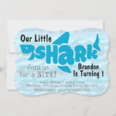 Onze uitnodiging voor de eerste verjaardag van onz (Voorkant)