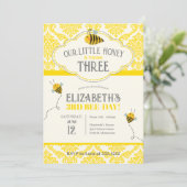 Onze uitnodiging voor de geboorte van de kleine ho (Staand voorkant)