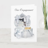 ONZE UITNODIGING VOOR EEN ENGAGEMENT PARTY (Voorkant)