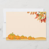 Onze uitnodiging voor het BABY SHOWER van Little P (Achterkant)