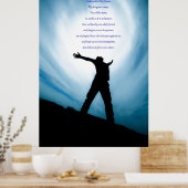 onze vader bidt de klassieke genezingsliefde poster (Keuken)