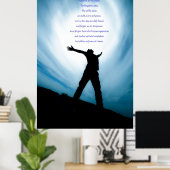 onze vader bidt de klassieke genezingsliefde poster (Thuiskantoor)