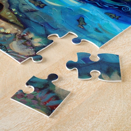 Onze vader bidt in de boom van de puzzel legpuzzel (Zijkant)