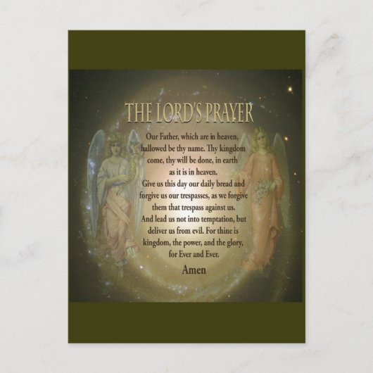 Onze Vader Briefkaart (Voorkant)