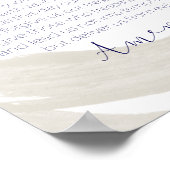 Onze vader, de Gods Wandkunst Poster (Hoek)