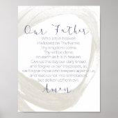 Onze vader, de Gods Wandkunst Poster (Voorkant)