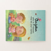 Onze vader, de kinder puzzel van het gebed van de  (Horizontaal)