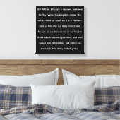 Onze vader gebed canvas afdruk (Insitu (Slaapkamer))