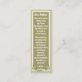 Onze Vader Gebed Matteüs 6:9-13 Bladwijzer Kaart Contactkaartje (Voorkant)