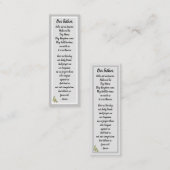 Onze Vader Gebed Matteüs 6:9-13 Bladwijzer Kaart Mini Visitekaartje (Voorkant / Achterkant)