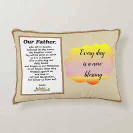 Onze Vader Gebed Mattheüs 6:9-13 Tweeweg Kussen