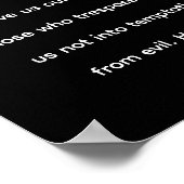 Onze vader gebed poster (Hoek)