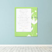 Onze vader in de hemel, 11 x 14 inch, gevlekt doek canvas afdruk (Insitu (Houten vloer))