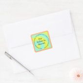 ONZE VADER IN HET HOOFD VIERKANTE STICKER (Envelop)