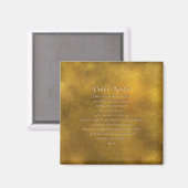 Onze vader in Latijnse magneet (Voorkant / Achterkant)