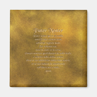 Onze vader in Latijnse magneet