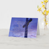 Onze Vader kerstkaart Kaart (Gele Bloem)