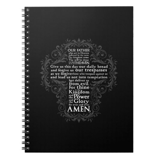 "Onze vader" "Lord's Prayer" "Christelijke Gift Je Notitieboek (Voorkant)