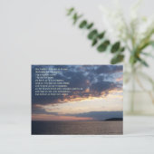 Onze vader Prayer Briefkaart (Staand voorkant)