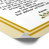 Onze vader Prayer Matthew 6:9-13 Poster (Hoek)