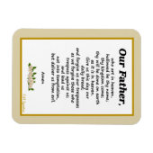 Onze vader Prayer Matthew 6:9 Flexible Magnet Magneet (Horizontaal)