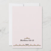 Onze vader Prayer Matthew Kaart 6:9-13 (Achterkant)