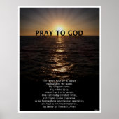 Onze vader Prayer Poster (Voorkant)