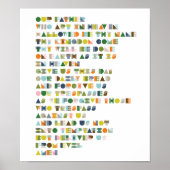 Onze vader, Retro, Poster (Voorkant)