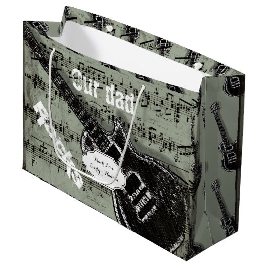 Onze vader Rocks Groot Cadeauzakje (Voorkant Gekanteld)