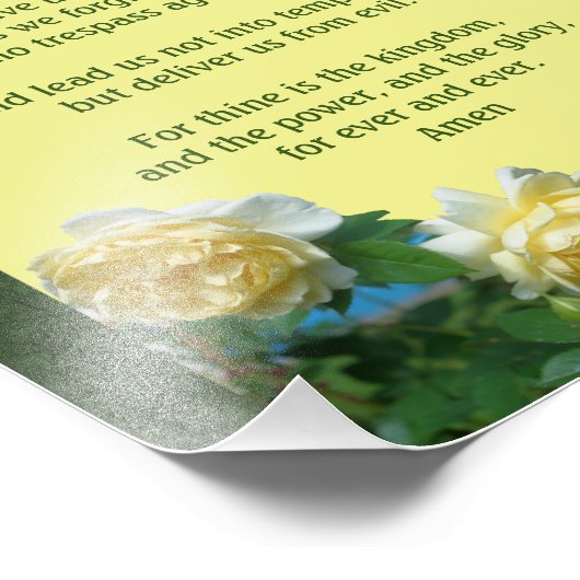 Onze Vader Roos 8x10 Foto Afdruk