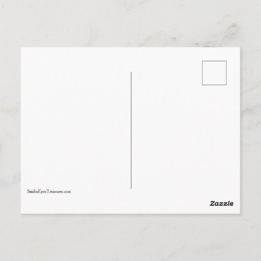 Onze vader Rosebud, het gebed van de Heer Briefkaart (Achterkant)