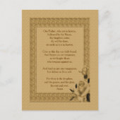 Onze vader Rosebud, het gebed van de Heer Briefkaart (Voorkant)