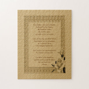 Onze vader Rosebud, het gebed van de Heer Legpuzzel