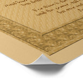 Onze vader Rosebud, het gebed van de Heer Poster (Hoek)