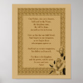 Onze vader Rosebud, het gebed van de Heer Poster (Voorkant)