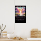 Onze Vader Serene Kustlijn Kunstwerk Poster (Keuken)
